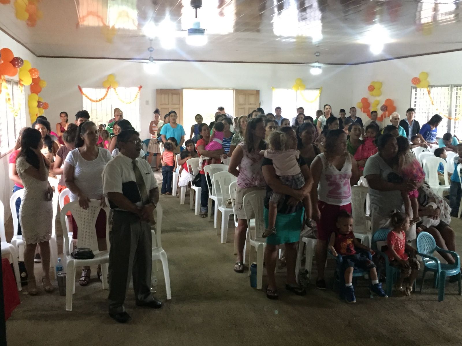 Church service in Tepano