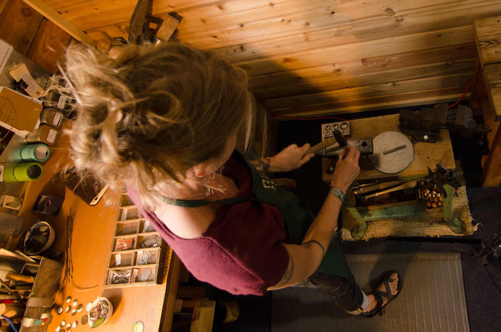 hammering; a daily activity