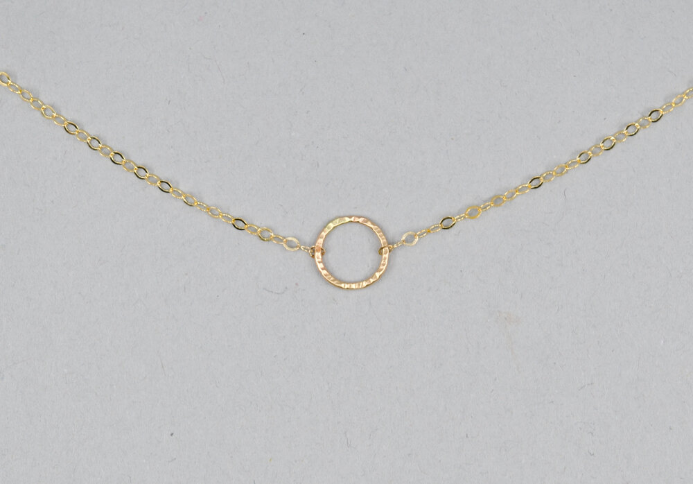 Tiny Eclipse Necklace — April Hale Jewelry