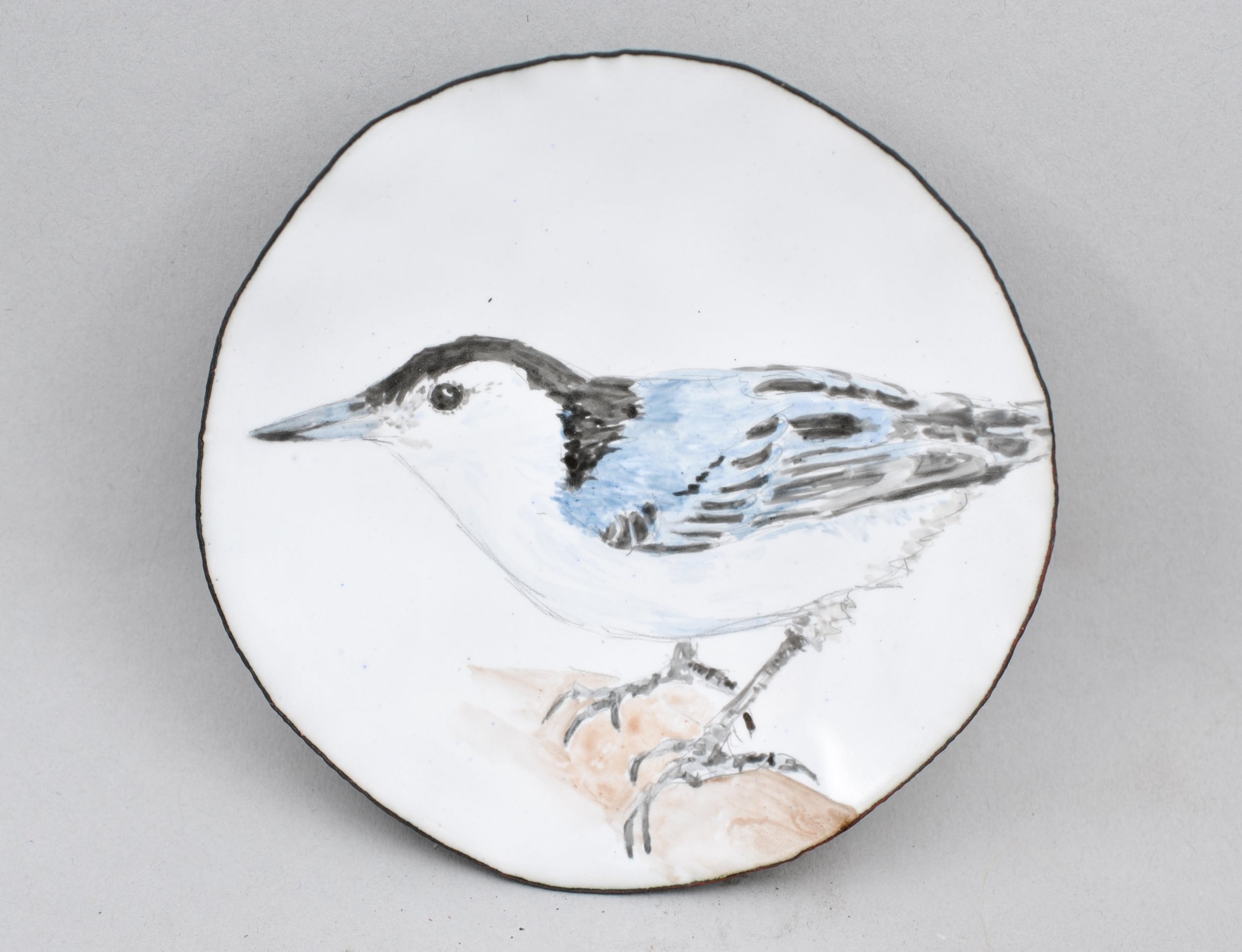 White-breasted Nuthatch Trinket Dish