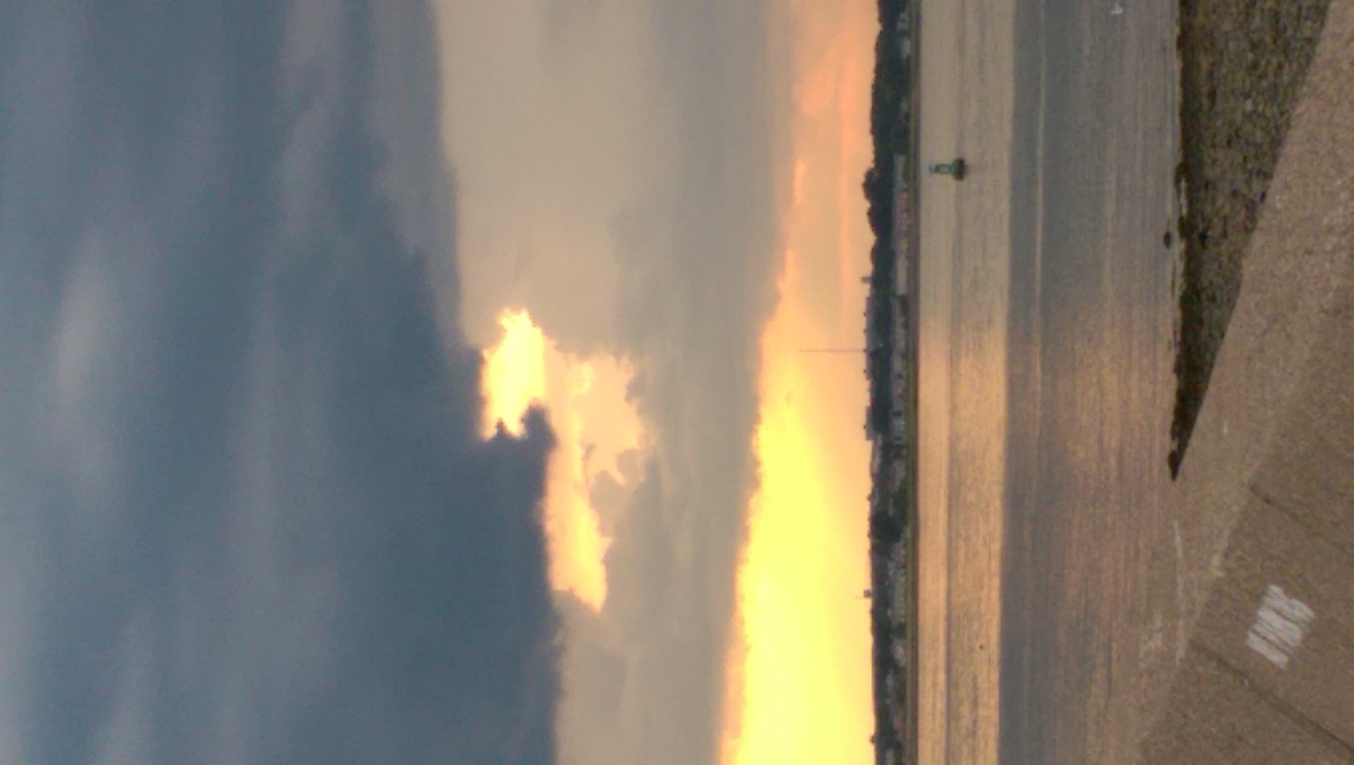 Heart in the clouds.