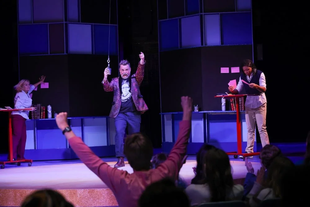 ▫What the Constitution Means to Me" by Heidi Schreck — PlayMakers Repertory Company, Chapel Hill, NC 2024
Set and Costume Design by Derrick Ivey
Sound Design by Eric Collins
Lighting Design by Tao Wang
Stage Manager Sarah Smiley