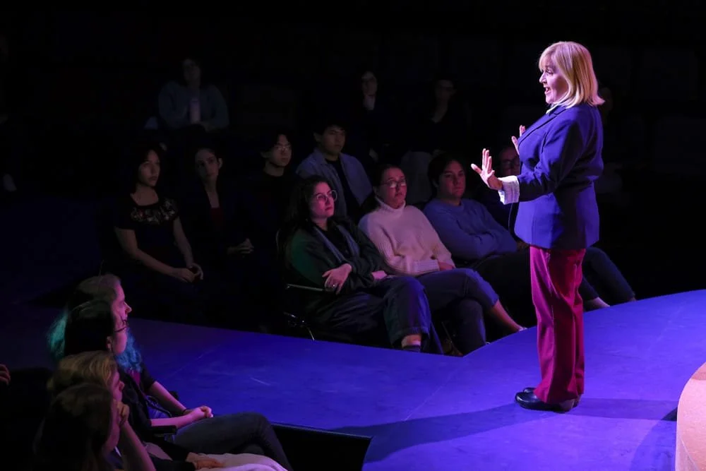 ▫What the Constitution Means to Me" by Heidi Schreck — PlayMakers Repertory Company, Chapel Hill, NC 2024
Set and Costume Design by Derrick Ivey
Sound Design by Eric Collins
Lighting Design by Tao Wang
Stage Manager Sarah Smiley
