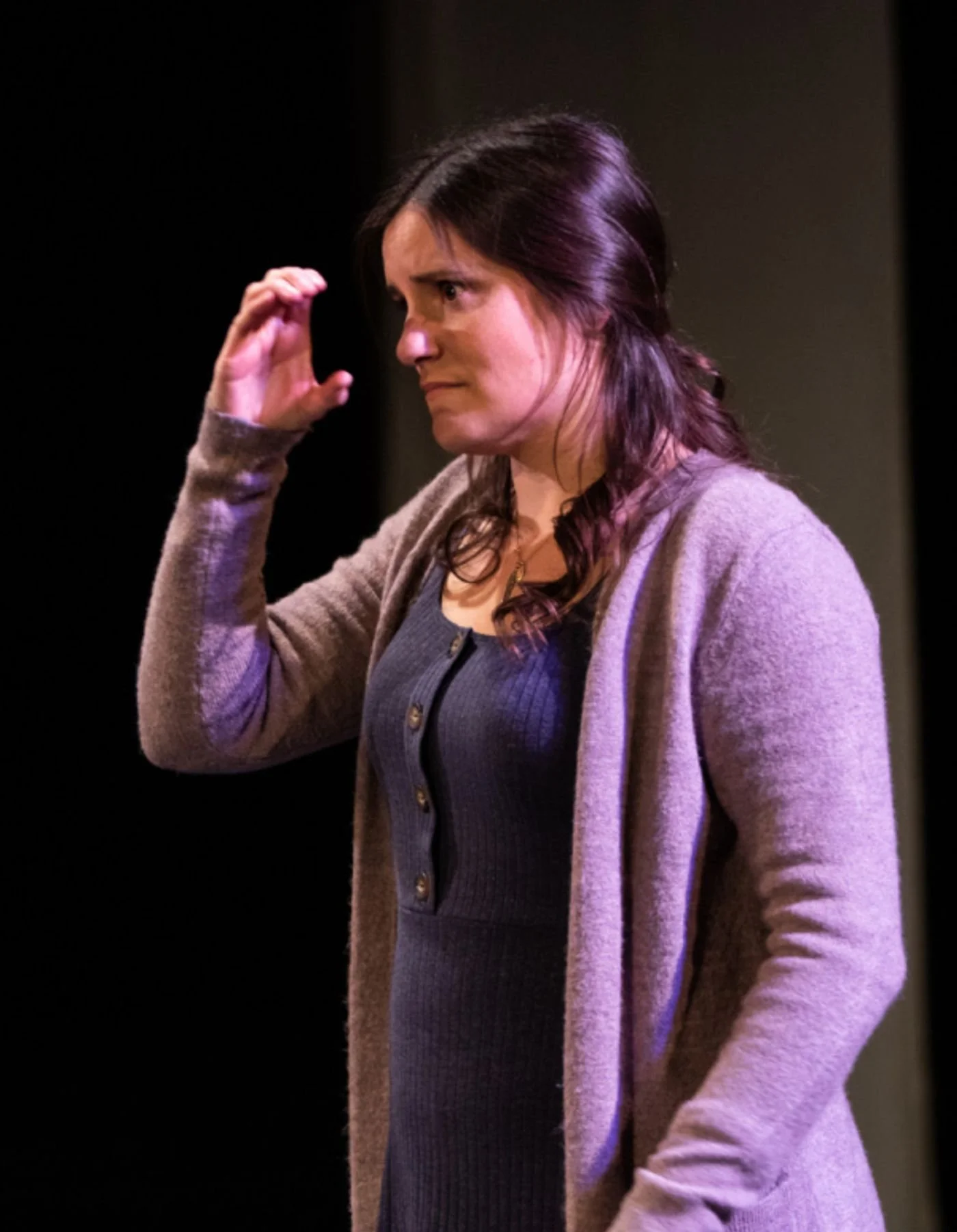 ▫Constellations" by Nick Payne. 
The Wilbury Group, Providence, RI — 2017 & 2019

Set and Lighting Design by Max Ponticelli
Costume Design by Erin Meghan Donnelly
Sound & Projection Design by Andy Russ
Stage Management by Annalee Cavallaro*