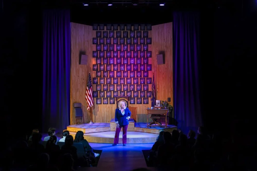 ▫What the Constitution Means to Me" by Heidi Schreck — PlayMakers Repertory Company, Chapel Hill, NC 2024
Set and Costume Design by Derrick Ivey
Sound Design by Eric Collins
Lighting Design by Tao Wang
Stage Manager Sarah Smiley
