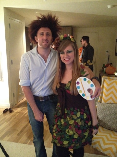 DIY Trick or Treat :: Bob Ross & a Happy Tree Costumes — Anna Osgoodby ...