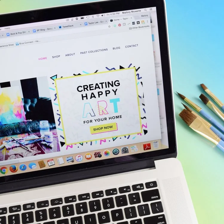 Artist Branding &amp; Ecommerce Website Design