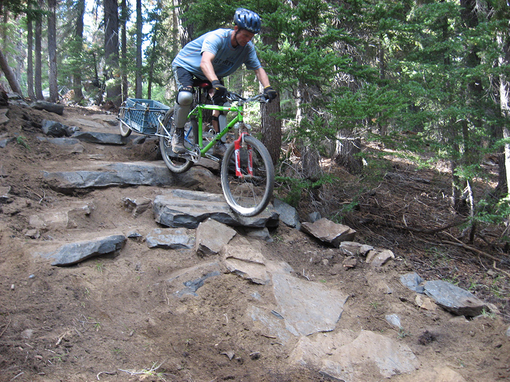 Test ride the new line.