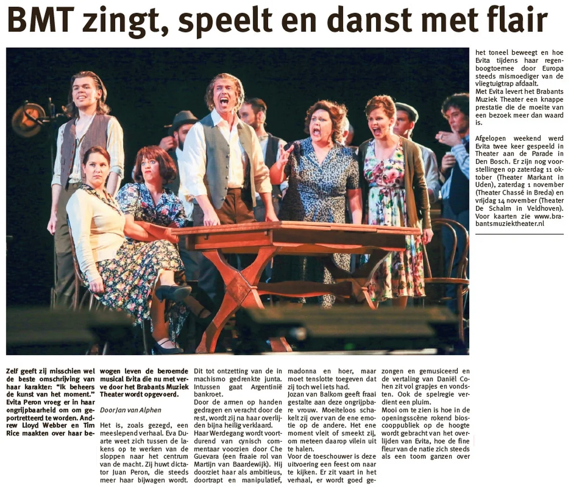 Recensie: Brabants Muziek-Theater zingt, speelt en danst met flair