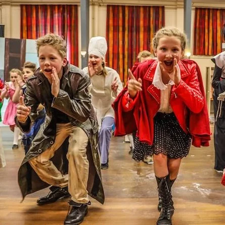 Generale repetitie Boe!F de Musical door Kleintje BMT