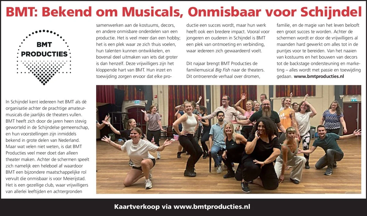 BMT: Bekend om Musicals, Onmisbaar voor Schijndel