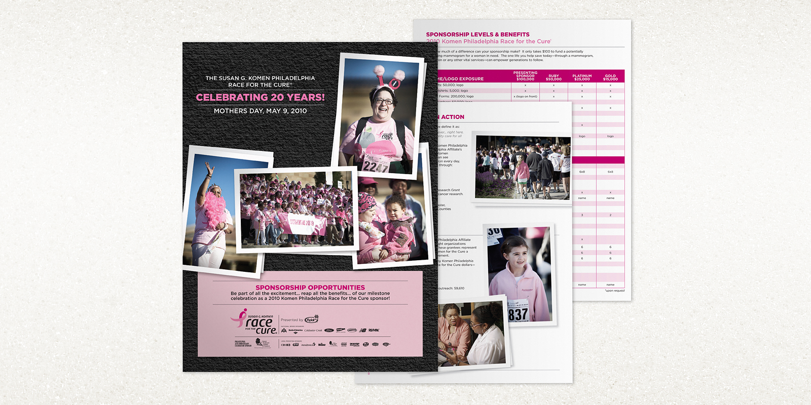 Brian Hogan Graphic Design - Susan G Komen Brochure
