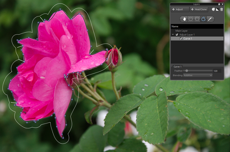 Precise control with selective editing in Corel's AfterShot Pro