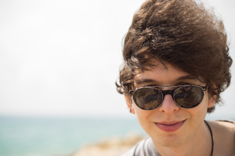 Okay, so I didn't use any fill-flash here, but I do love this sea-front portrait