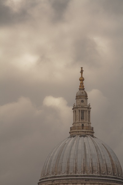 Cloud over St Paul's Cathedral