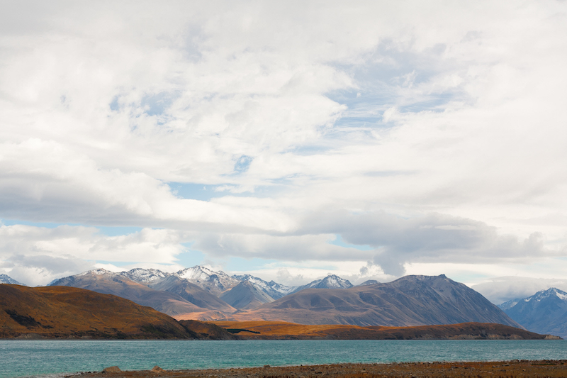 The gorgeous lighting adds a wonderful sense of depth to the view across Lake Tekapo