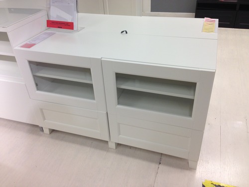 There are my doors! But it’s not wide enough and it kind of already looks like I bought it at a Pottery Barn outlet.