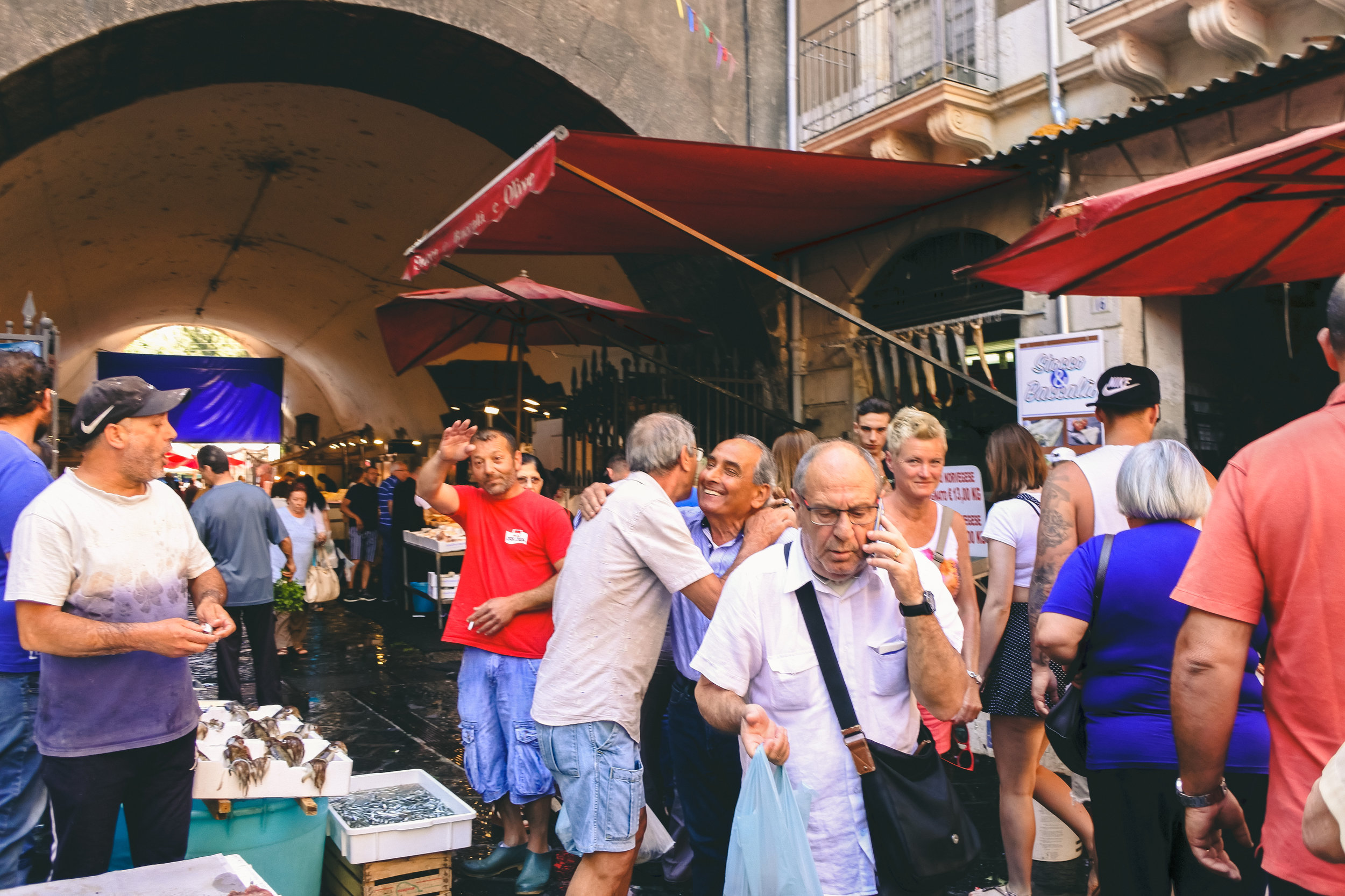Mornings in Catania's famous Fish Market - La Pescheria