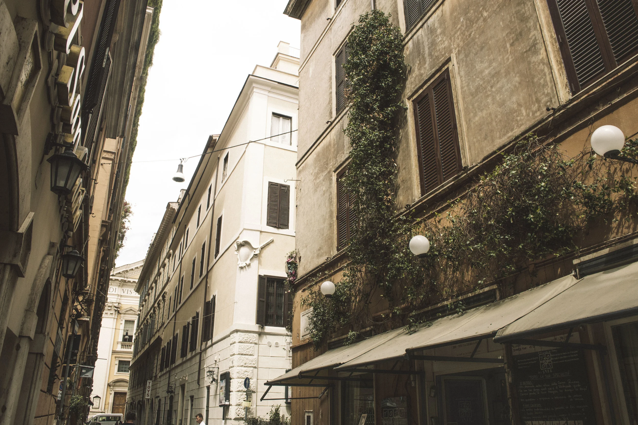 Wandering through the streets of Rome, Italy