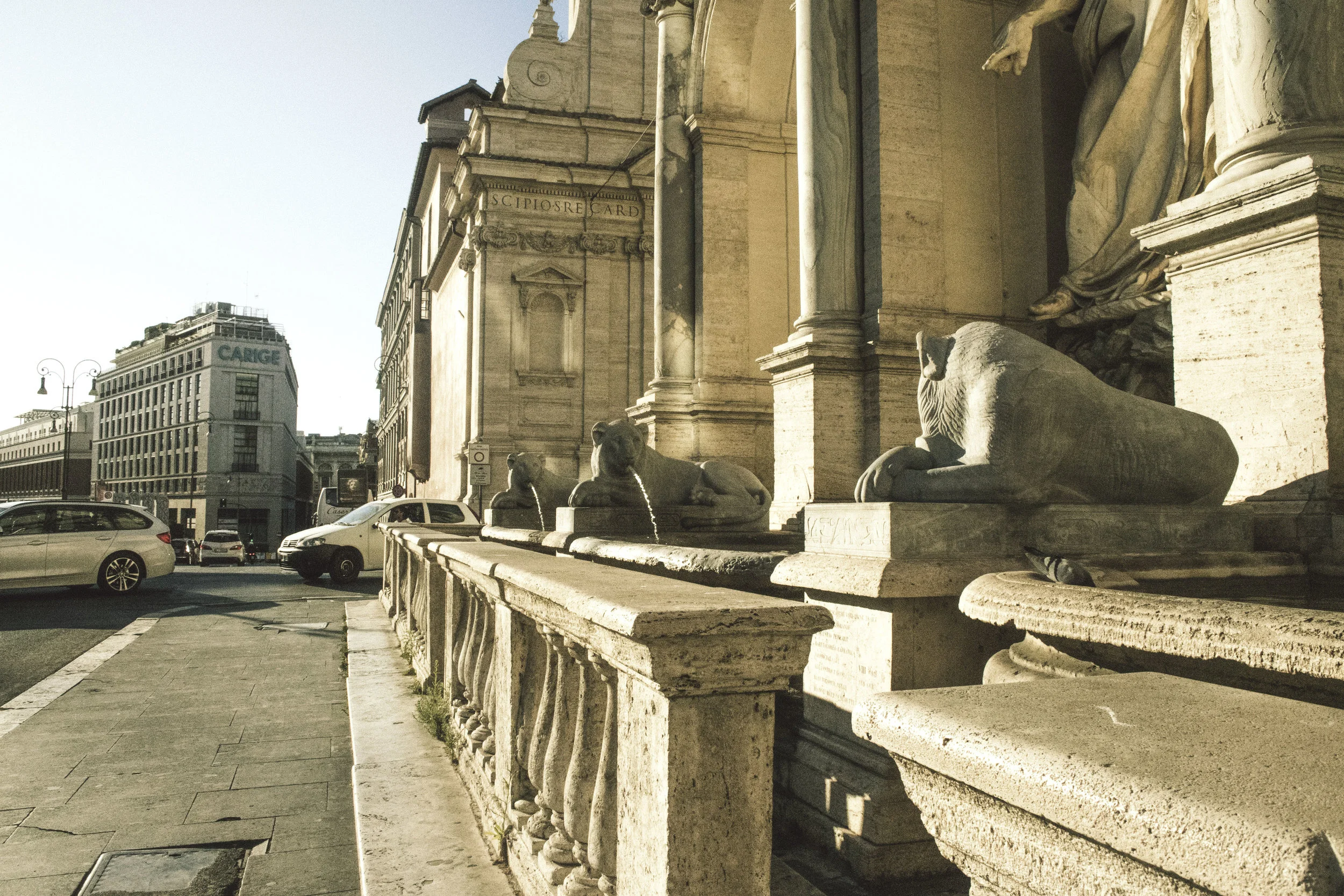 Golden hour in Rome, Italy