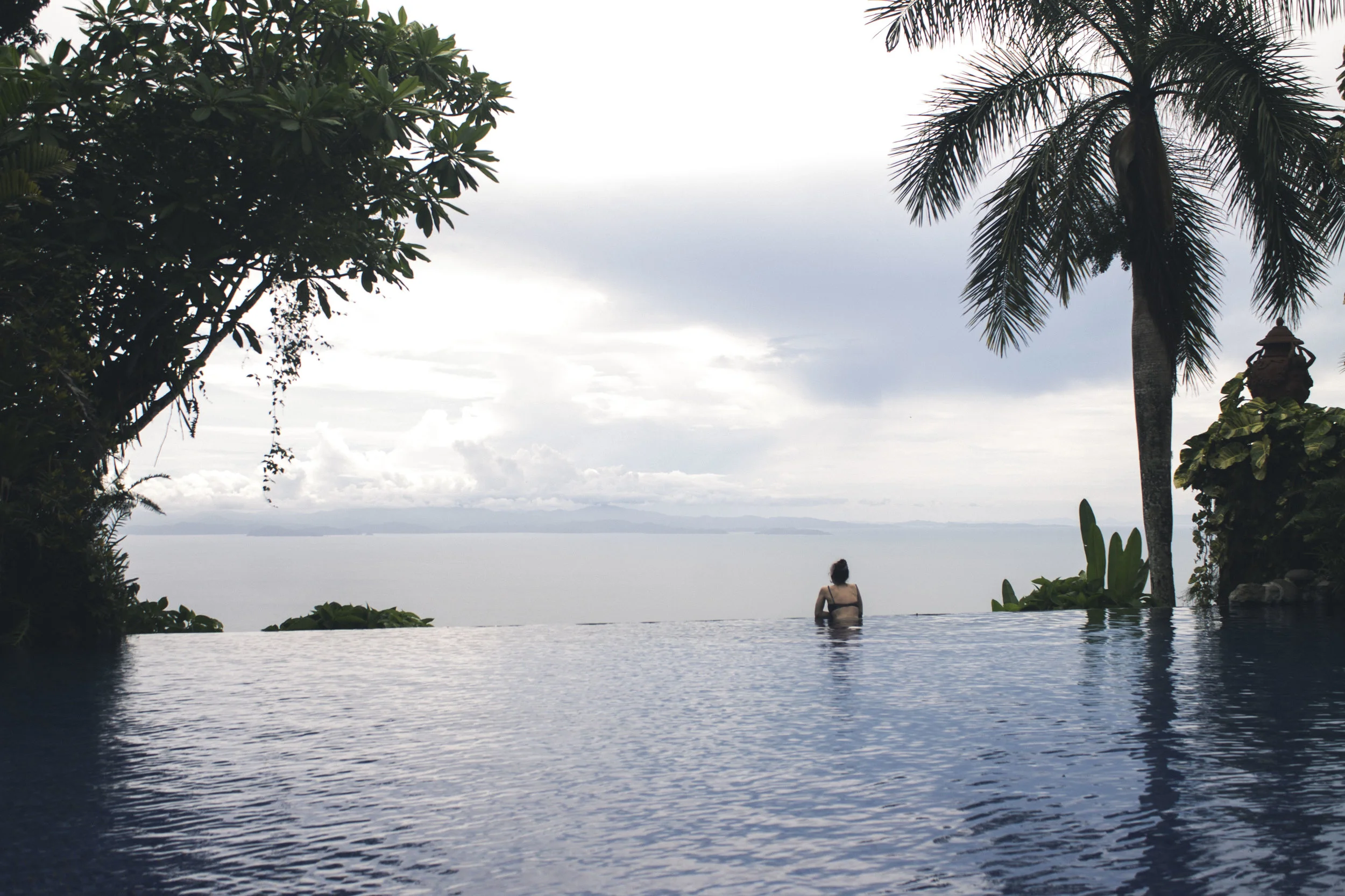 Infinity pool at Villa Caletas in Jaco, Costa Rica