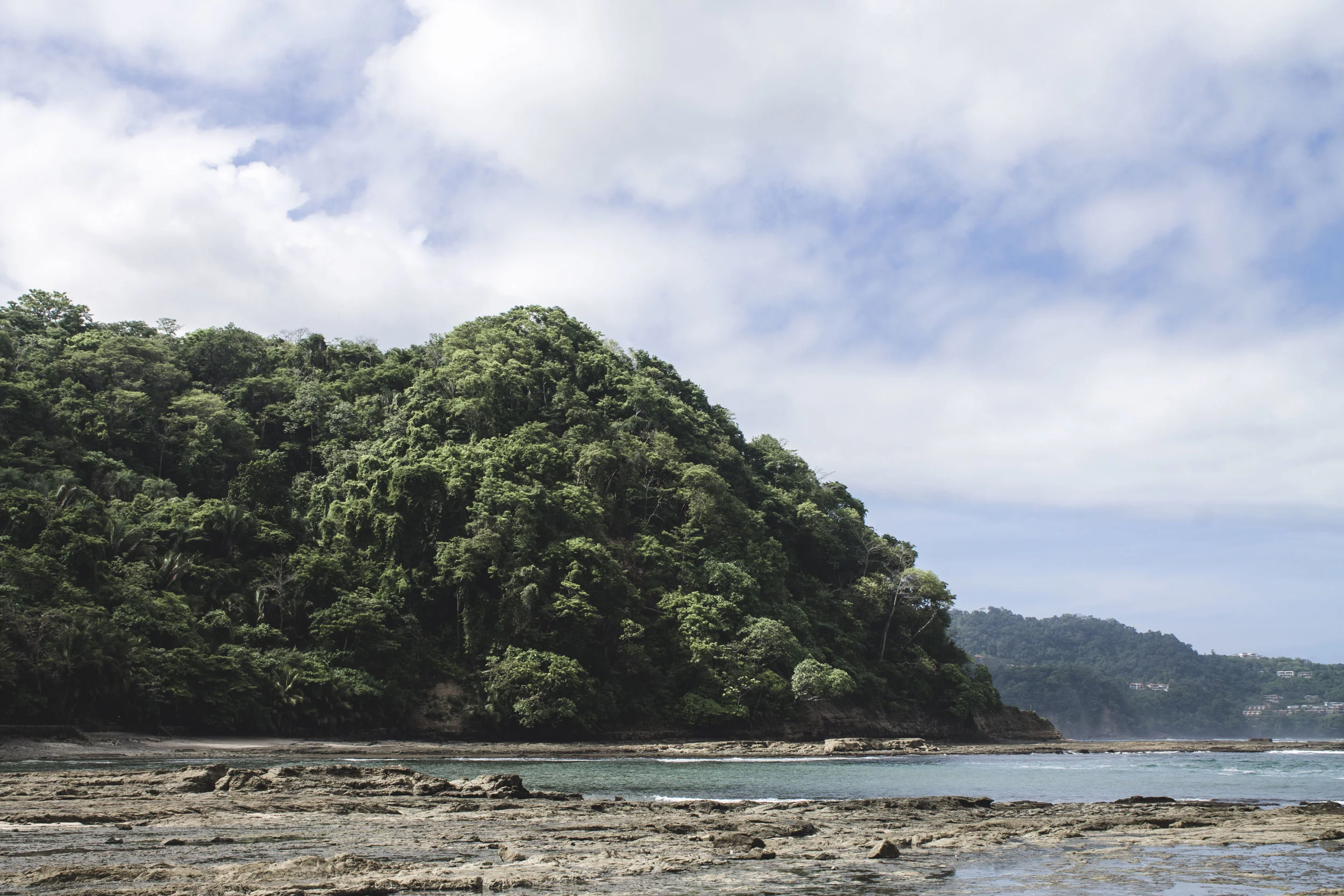 View from the private beach at Villa Caletas in Jaco, Costa Rica