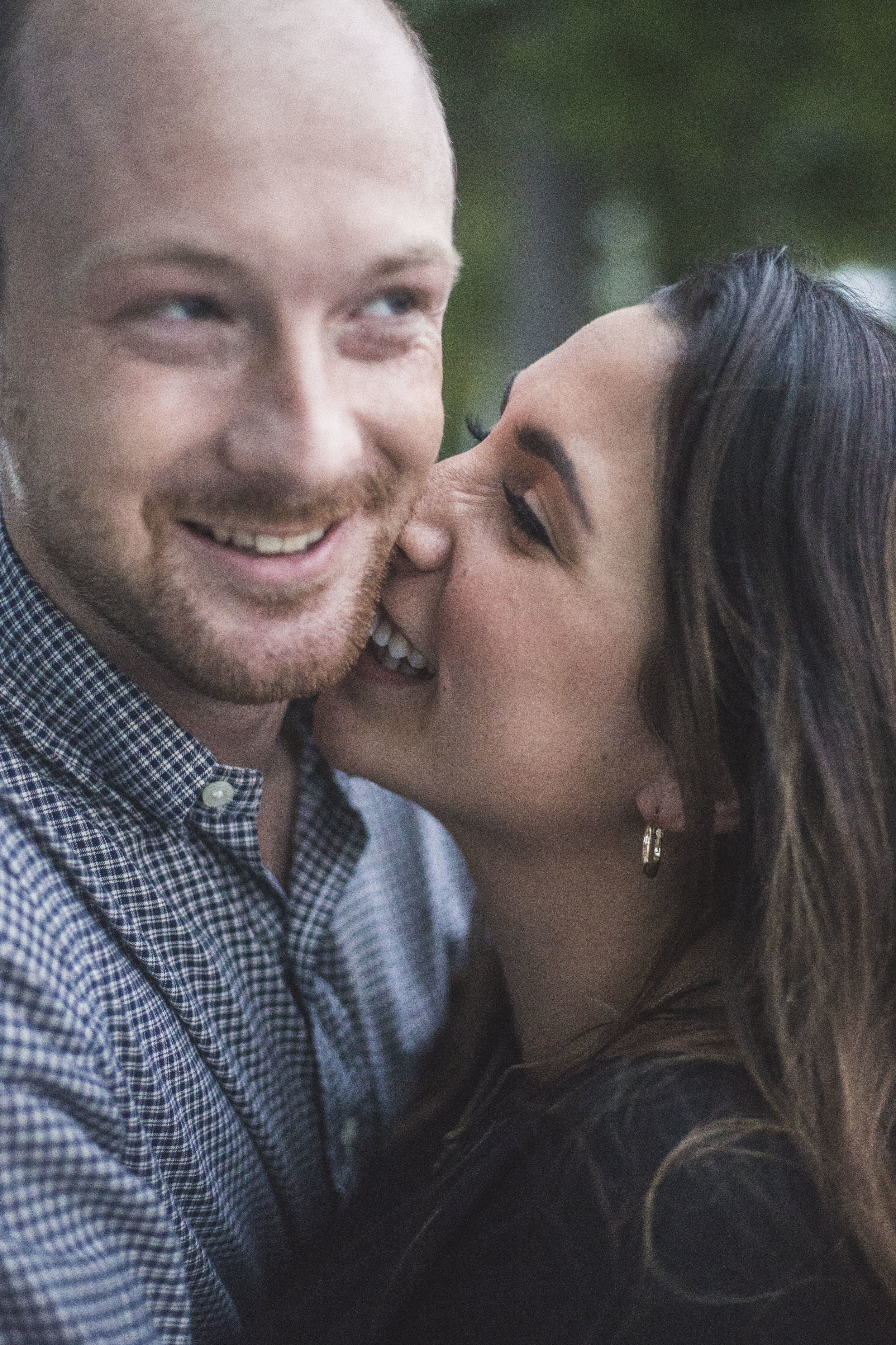 Amanda and Alex Engagement Session in Lyman, Maine