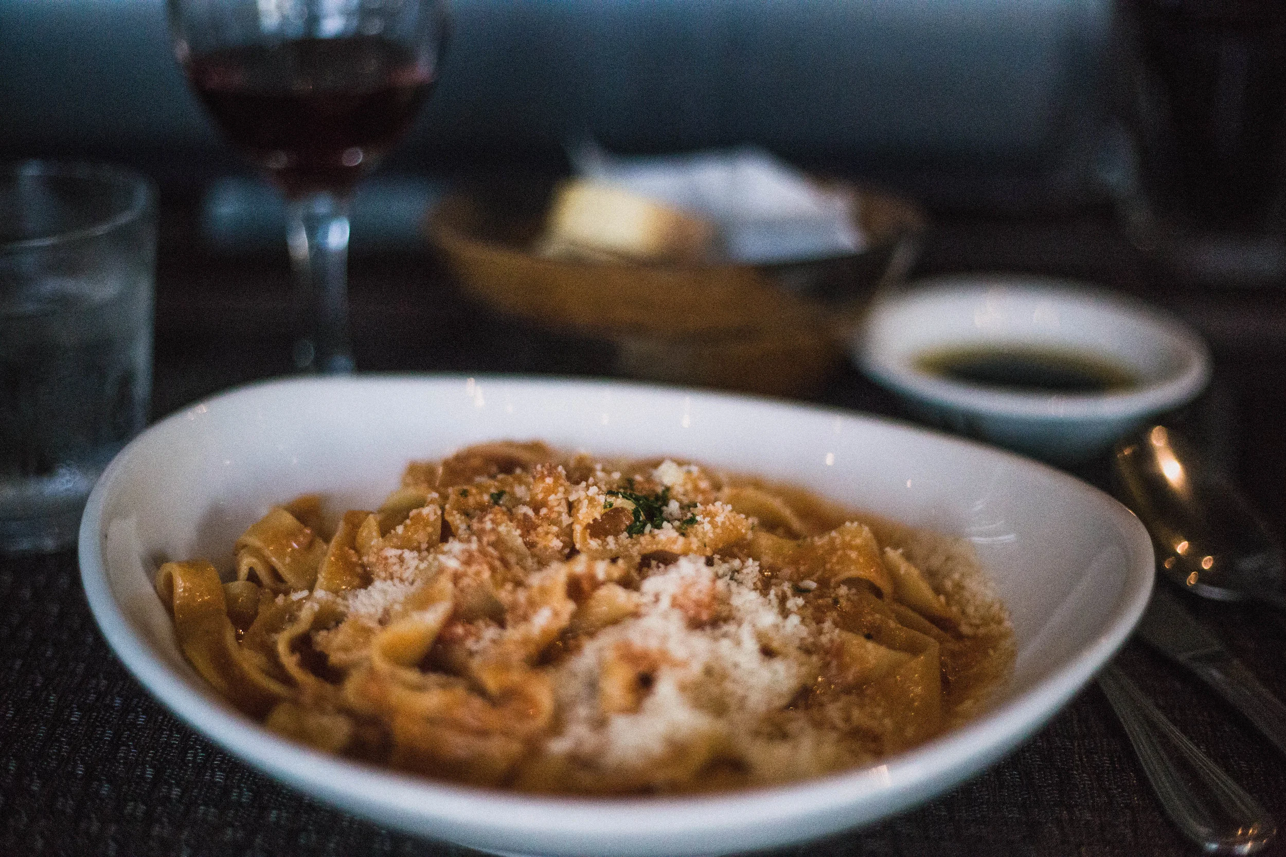 Pasta from Bencotto in Little Italy (San Diego City Guide)