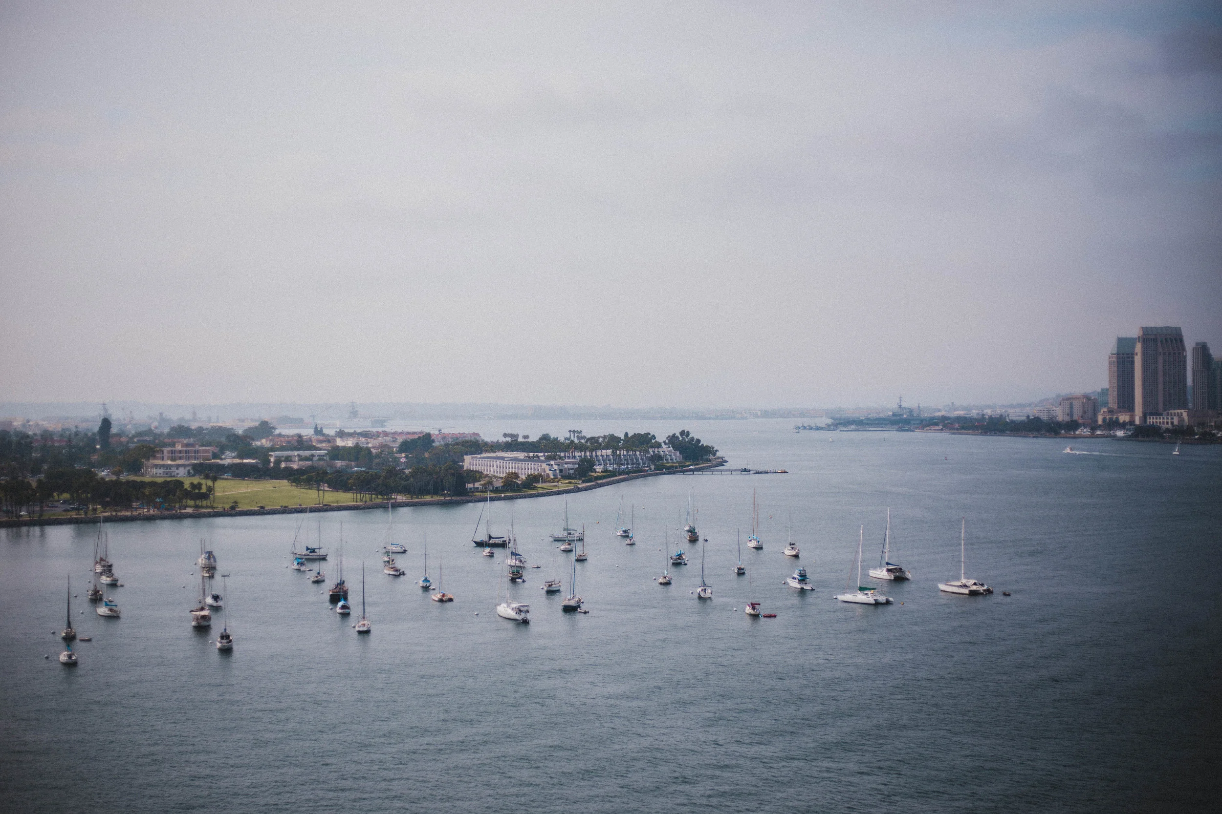 Crossing over bridge to Coronado (City Guide to San Diego)