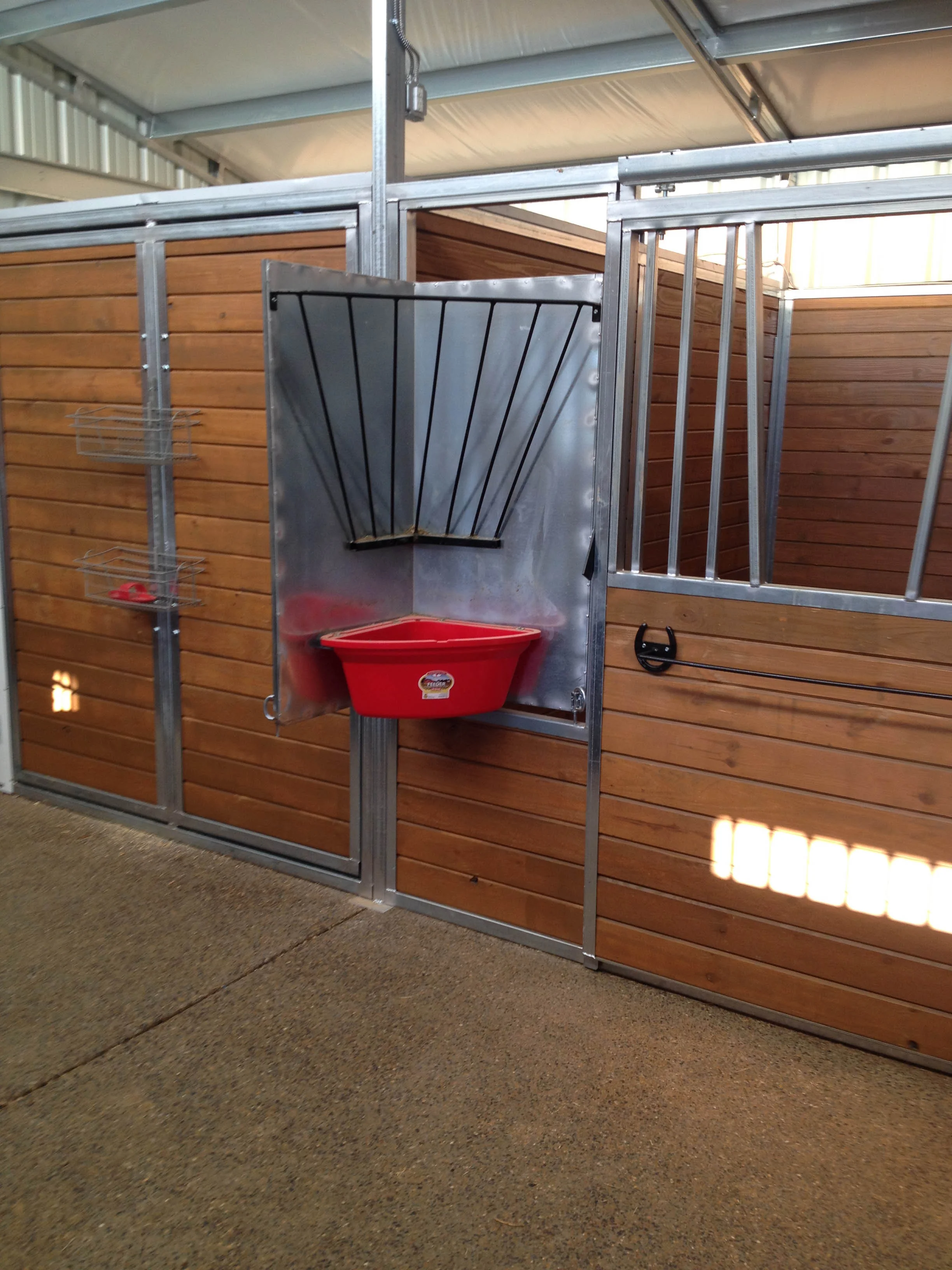 Ameristall Horse Barns Horse Barn Feeding Options