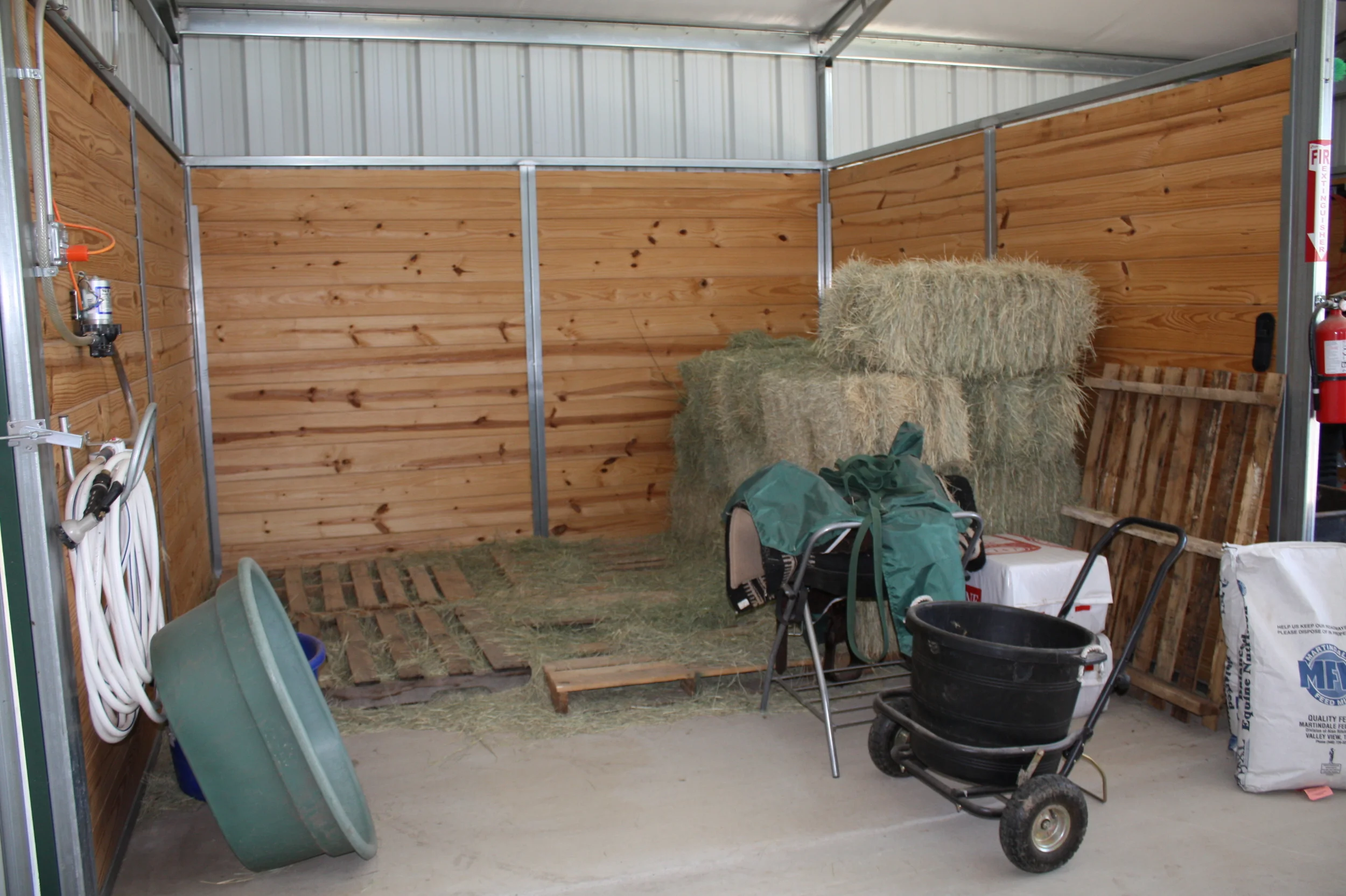 Open Hay and Equipment Storage Option