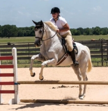 Valerie jumping Mistic