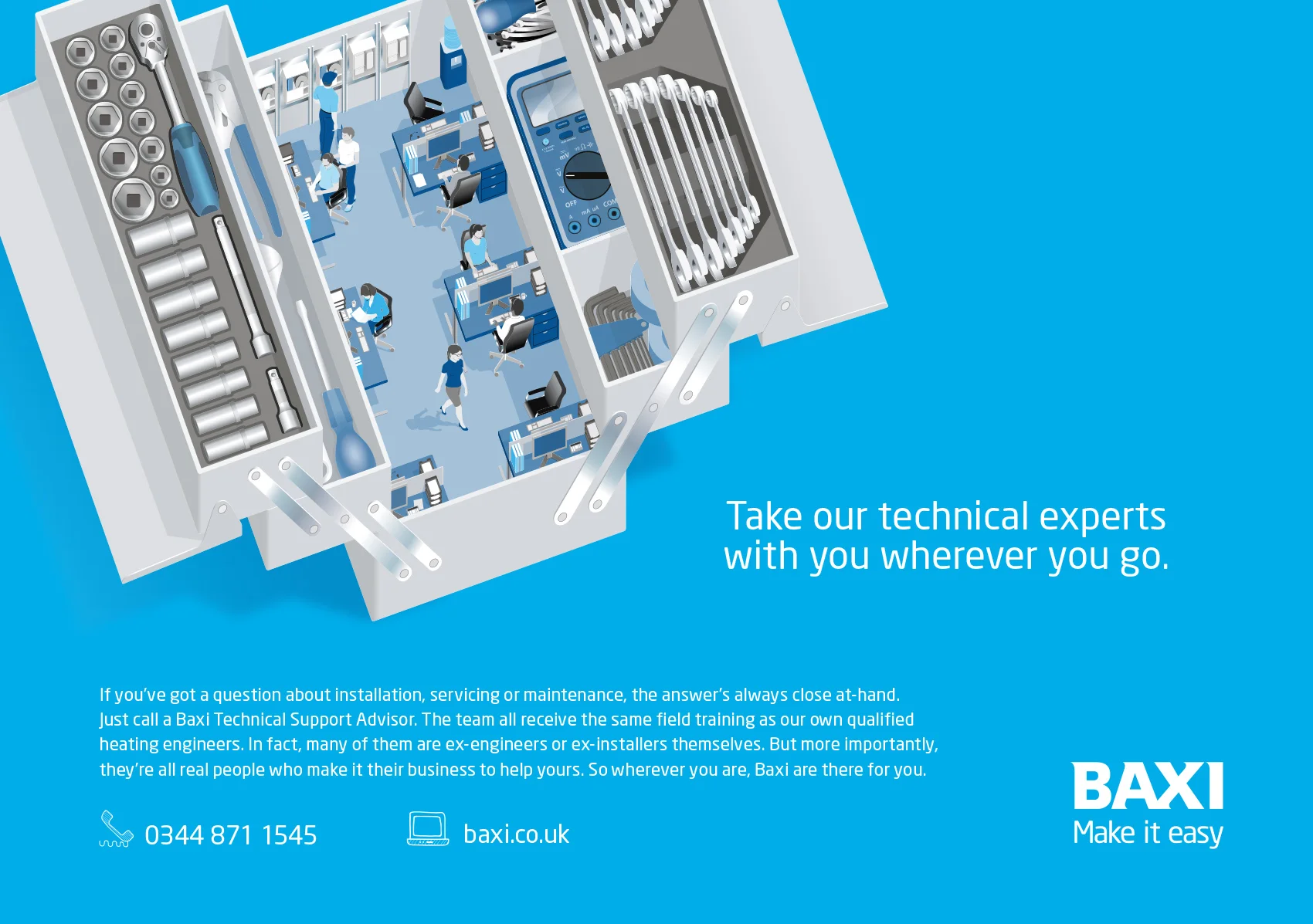 Maxi Boilers Customer Services Ad
