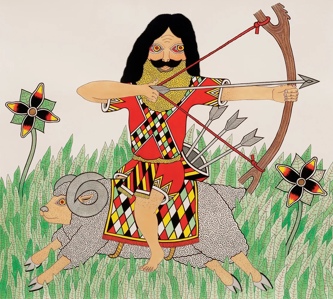 Archer Riding Ram