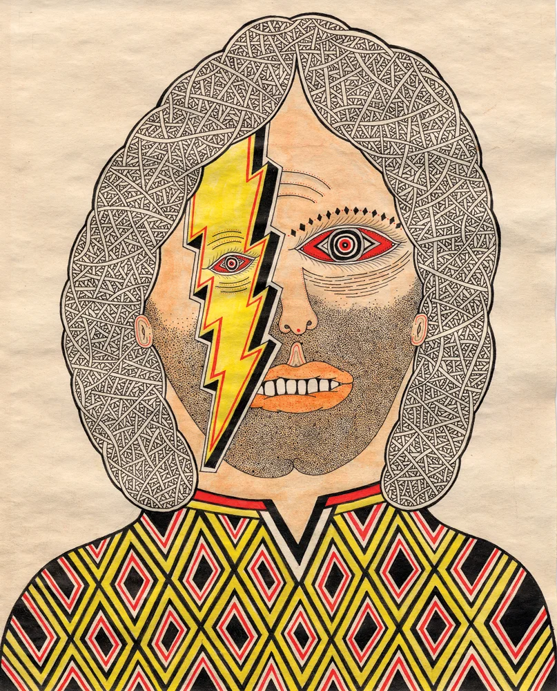 Man with Lightning Eye