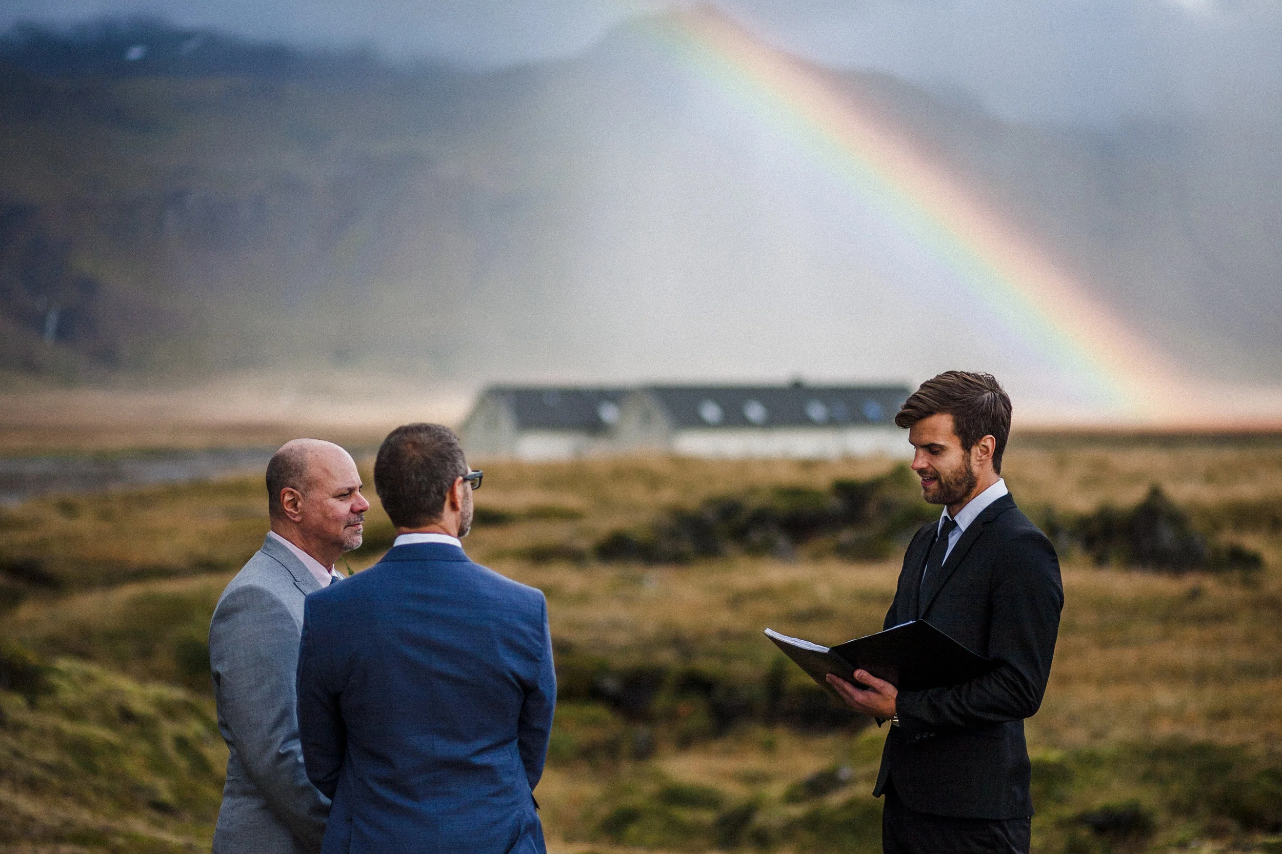 José &amp; Tim say I do in Iceland! 