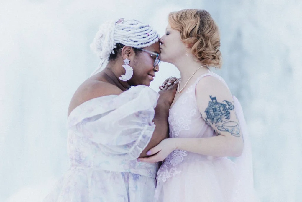 iceland elopement photographer lesbian wedding