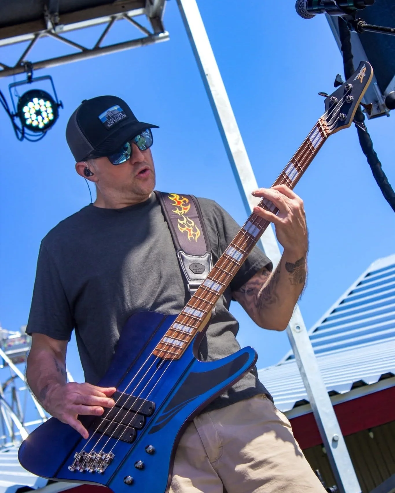 🎸 @ashen_amps  Artist Spotlight: Ryan Schramling 

Holding down the groove with precision and feel, Ryan Schramling brings over 28 years of experience to every stage he steps on. Whether he's laying it down with the Kaitie Wade Band or driving the l
