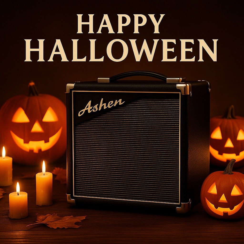 Happy #Halloween, Ashen Family! 👻
Tonight&rsquo;s tone is dark, powerful, and scarily clean!
Whether you&rsquo;re summoning riffs from the shadows or shaking the walls of the underworld &mdash; may your low end stay tight and your tone pure.
Stay sp
