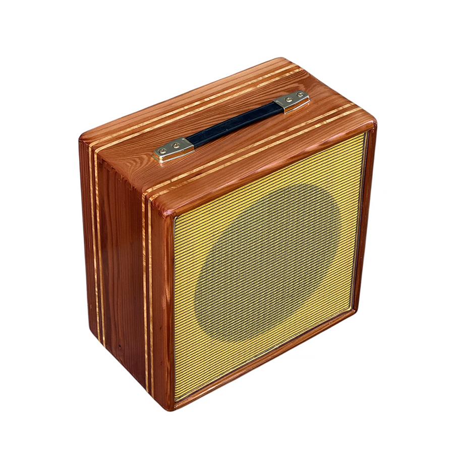 Ashen 112 Custom Guitar Speaker Cabinet Redwood Striped (empty)