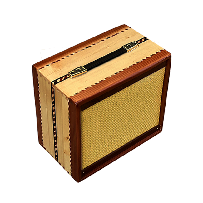 Unique Ashen 1x10 Handmade Redwood Guitar Cabinet Enclosure (empty)