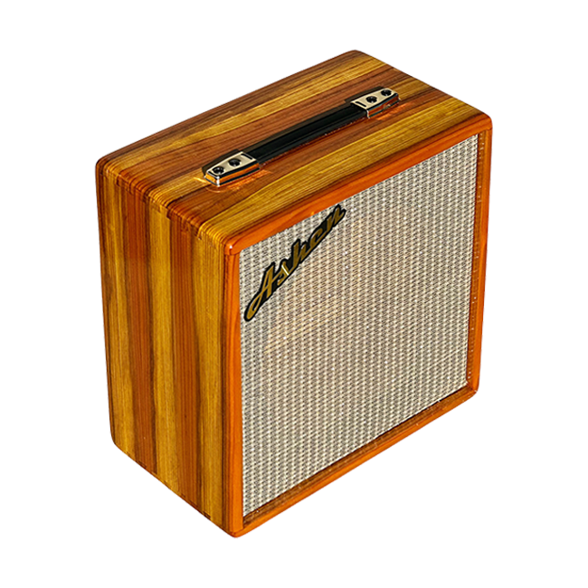 Unique Ashen 112 Yellow Custom Guitar Speaker Cabinet Redwood (empty)