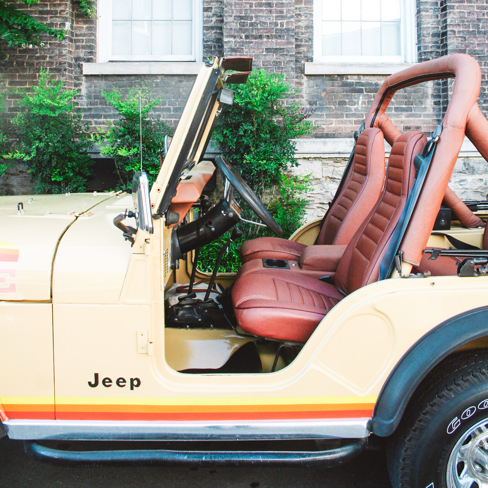 Photos of her 1981 CJ-5 by Brittney Forrister
