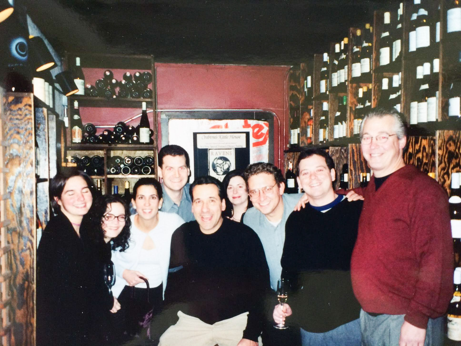 Windows on the World Staff at the restaurant's Christmas party in 2000