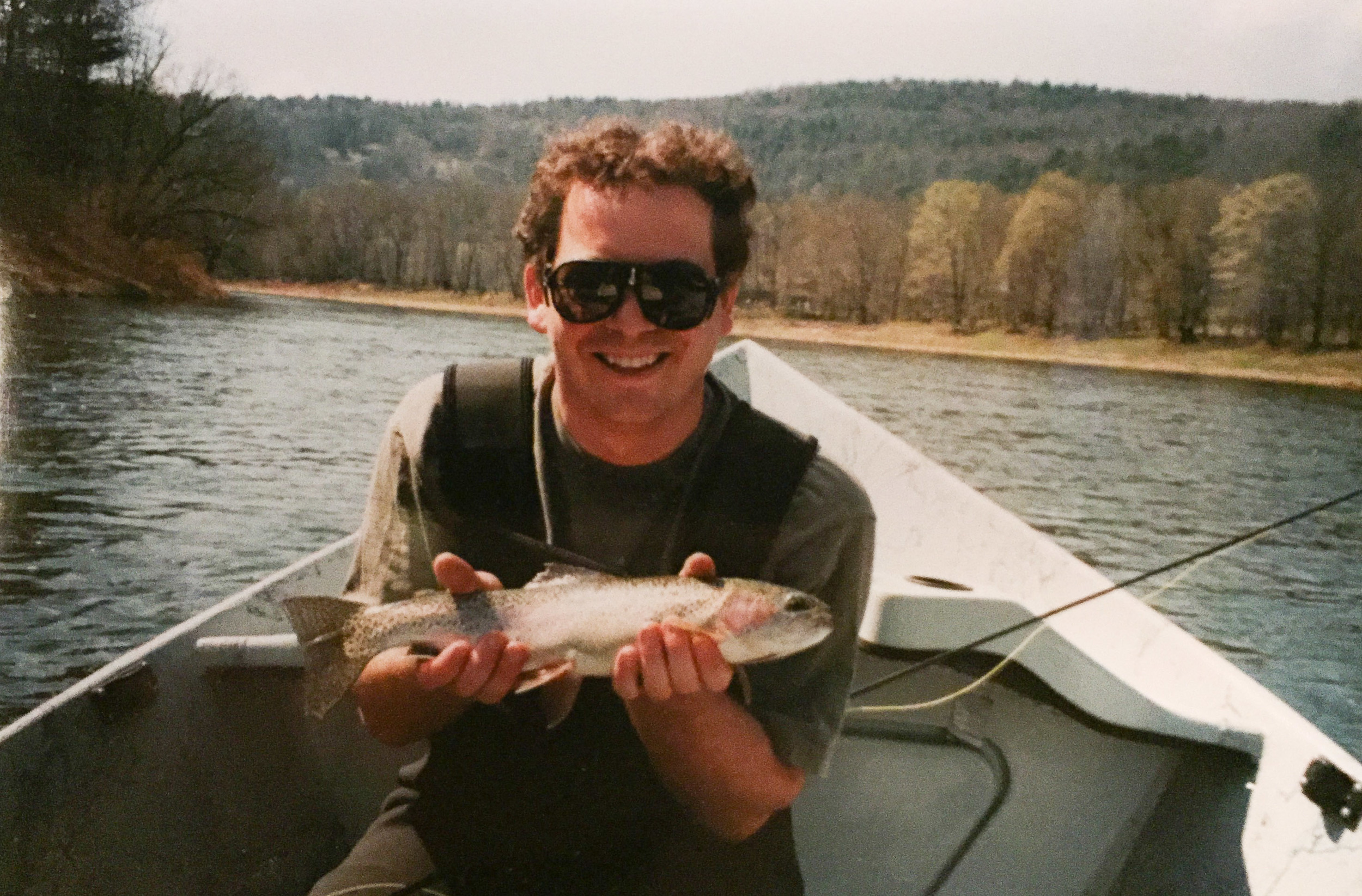 Stephen on a fishing trip in Arizona
