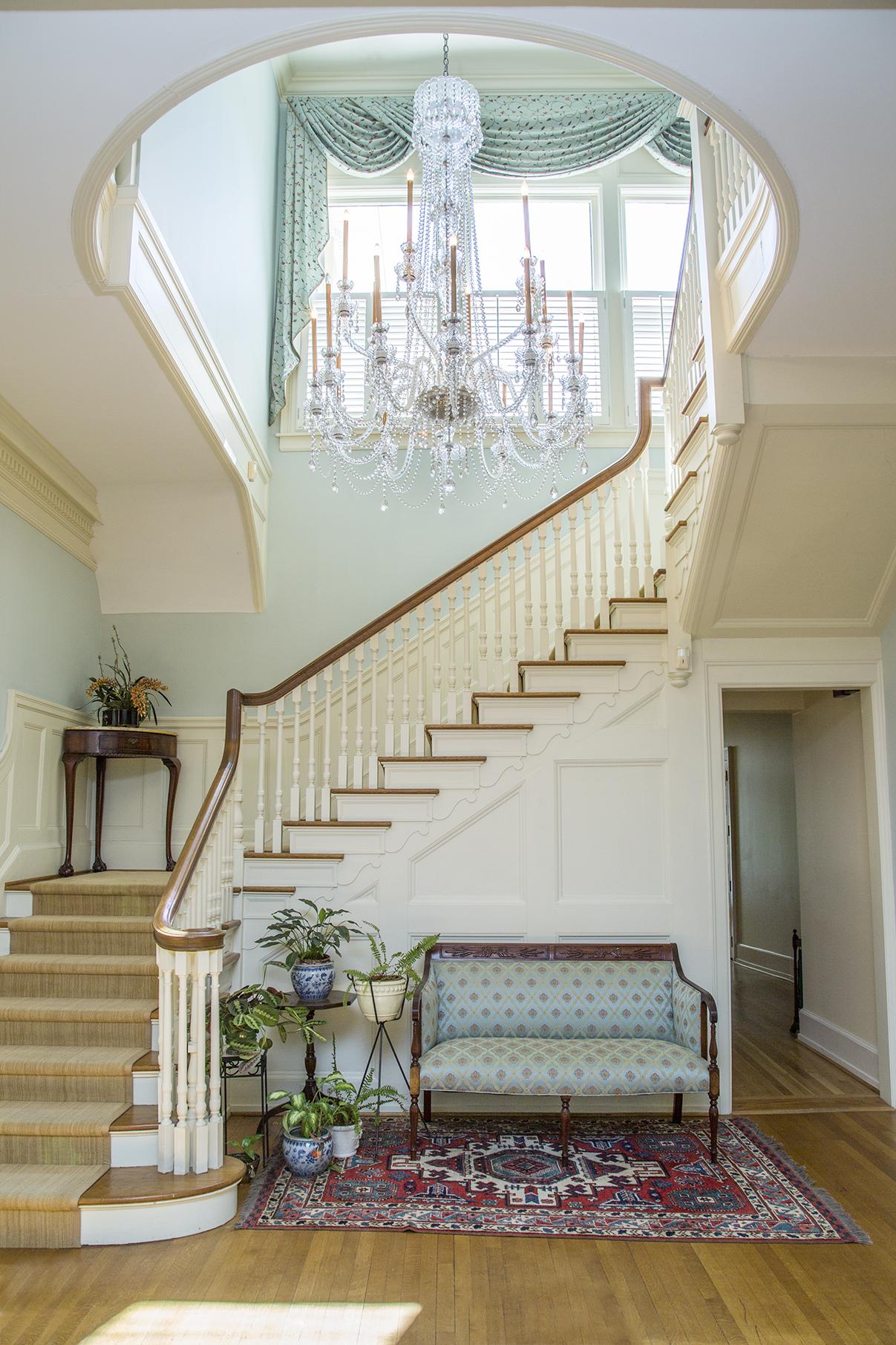The second chandelier to call the President's Residence home.