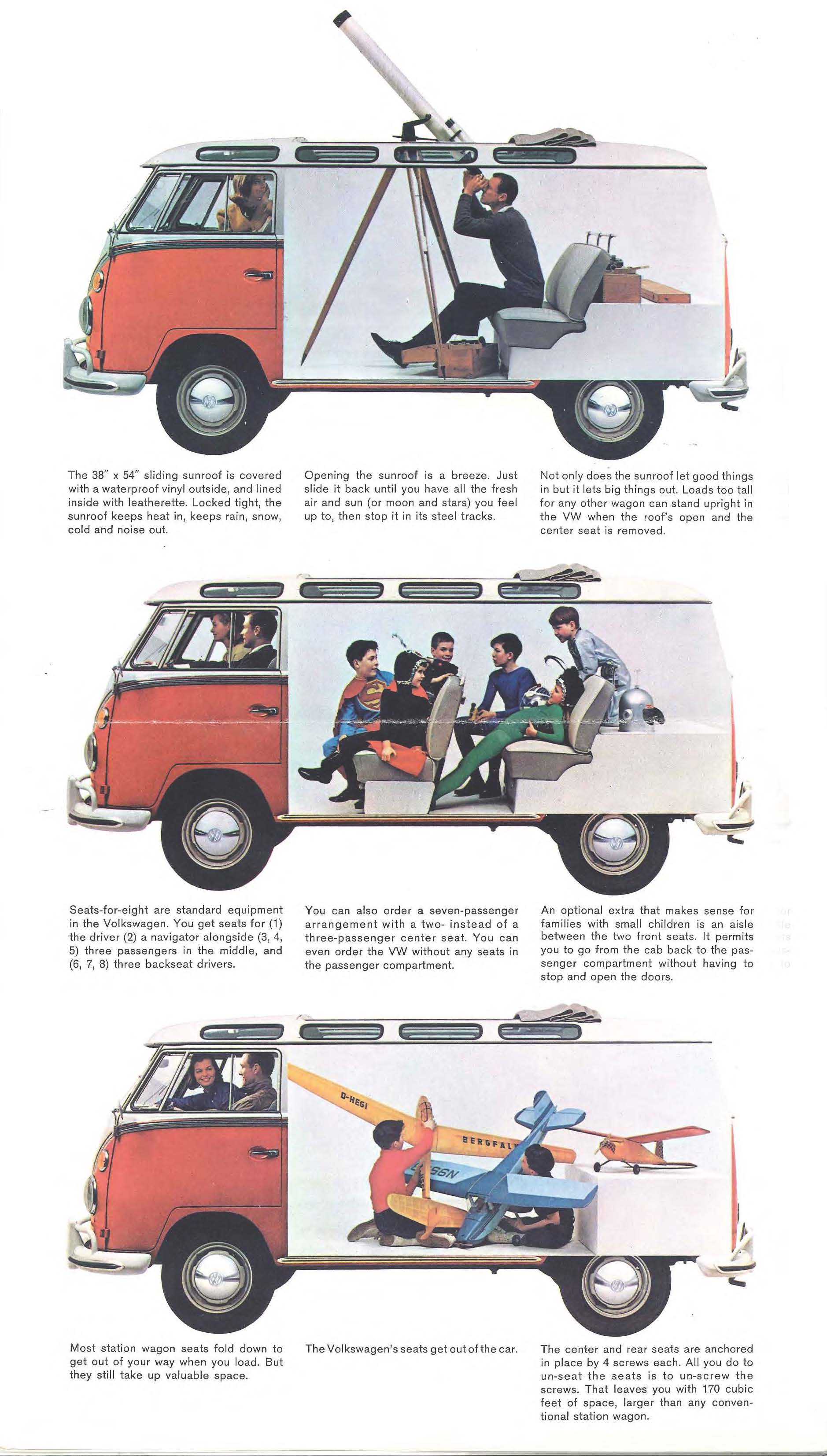   Volkswagen worked with a small ad agency to develop clever campaigns for the Beetle and the Bus, which contributed to the immense popularity of the cars in the United States.  