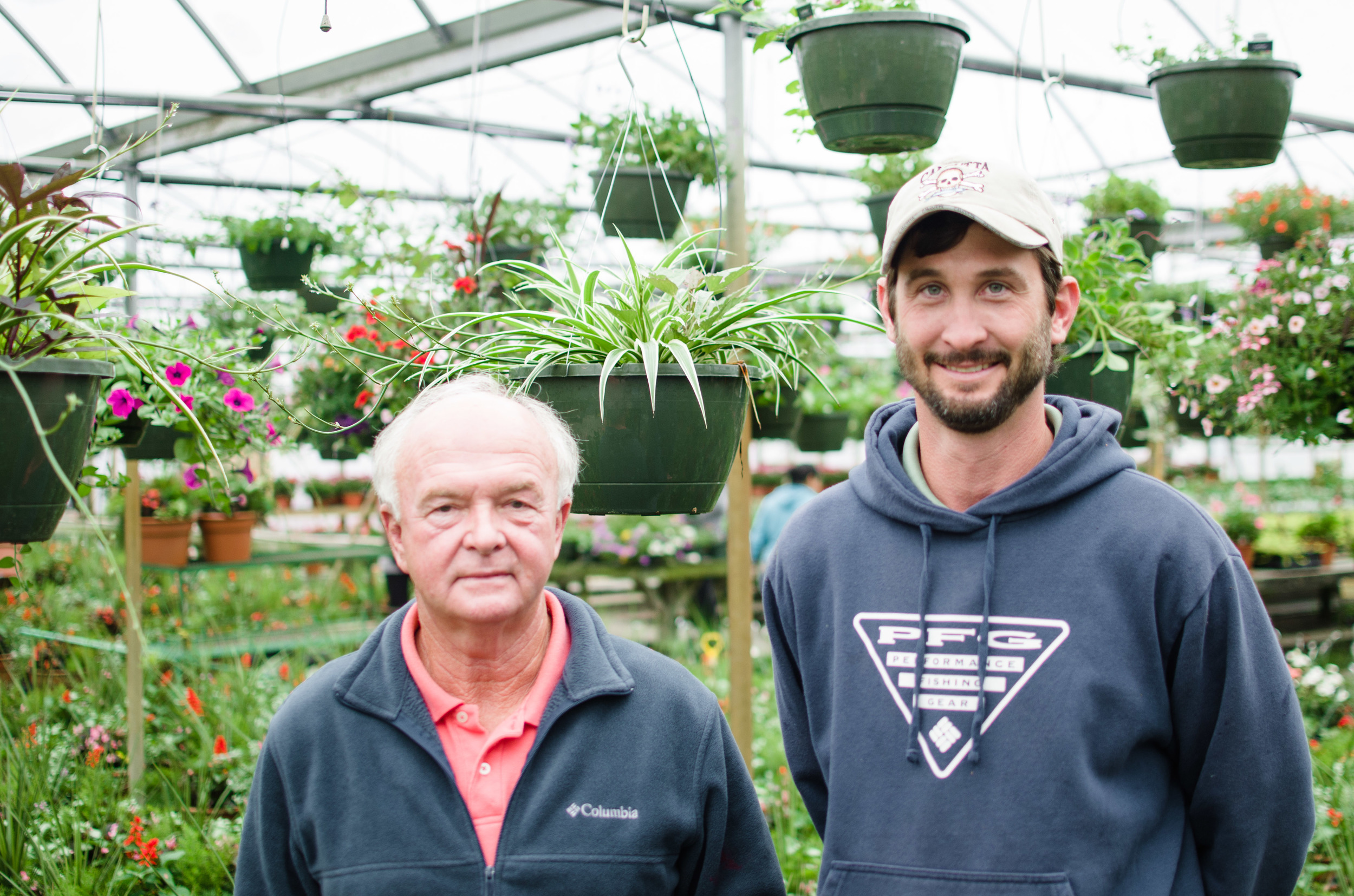 Larry with his son-in-law, Dusty Wilson