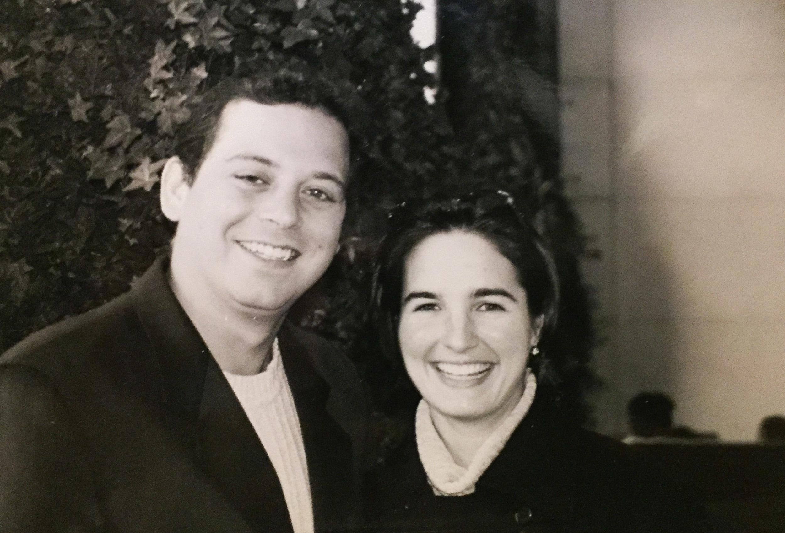  Inez and Stephen when they met in 2000. 