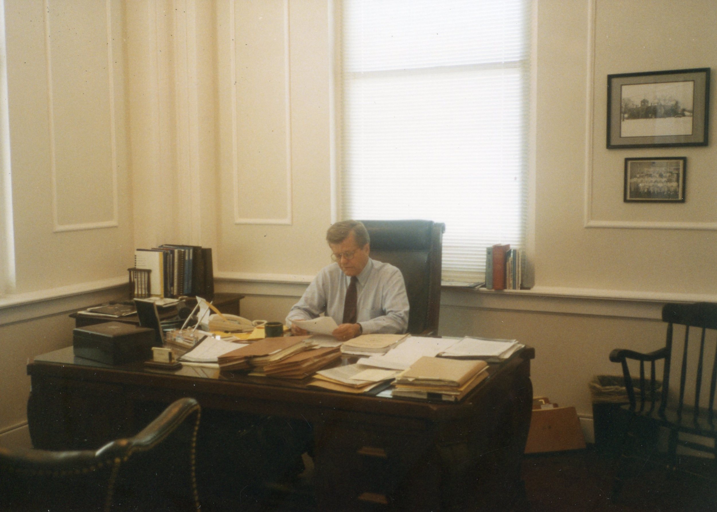 Robert in his Raleigh office